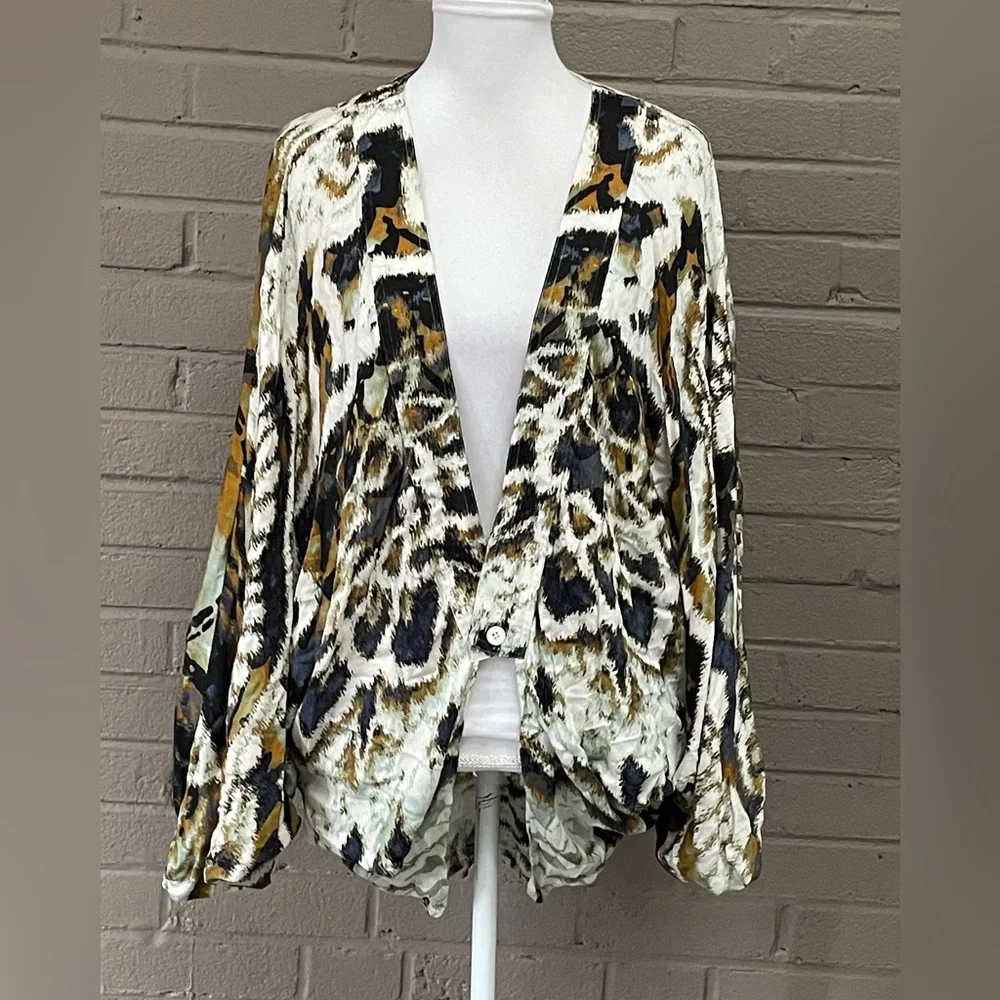 Free People Print top / topper